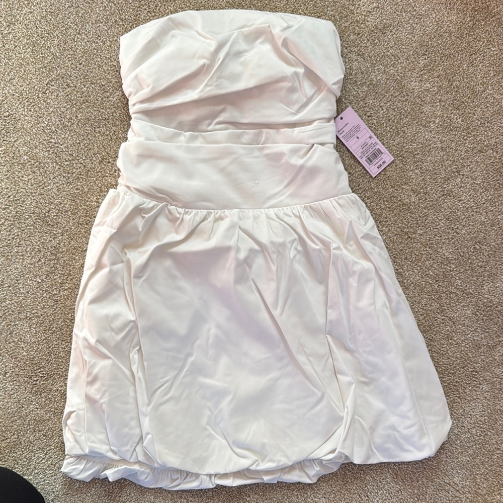 Wild Fable White Strapless Mini Dress